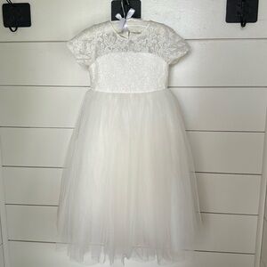 BHLDN Princess Daliana Tulle Flower Girl Dress 4